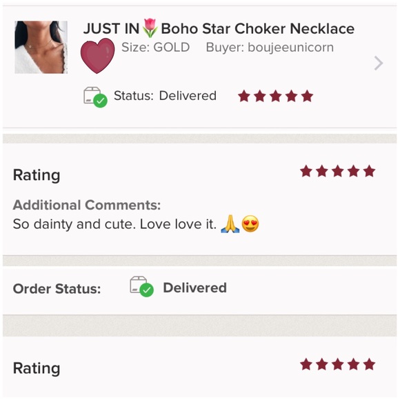 GOLD Star of David Hexagram Star ☆ Choker Necklace with Gift Bag - Picture 3 of 5